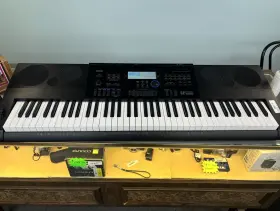 Casio Wk-6600 Wk6500 76 Key Touch Sensitive Workstation Keyboard With Power Adapter