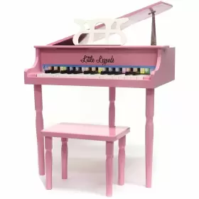 Little Legends Llbgd303p 30-key Baby Grand Piano With Bench Pink