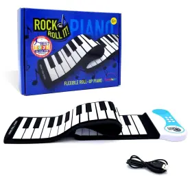 Mukikim Muk-pn49s Rock And Roll It - Piano. Up Flexible Classic Toy Piano Keyboard For