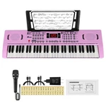 Electric Piano Keyboard, Digital 61 Key Keyboard Kids With Speaker Microph. Fixed Price $62.31.