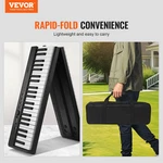 88 Key Folding Keyboard Piano, Bluetooth & Midi, Black. Fixed Price $155.01.