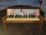 Jaymar Children's Piano 25 Keys Vintage Disney Goofy Mickey Donald Works. Fixed Price $44.99.