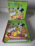 Rare Vintage 1969 Mickey Mouse Toy Piano Book Jaymar Japan Walt Disney W/box Euc. Fixed Price $34.00.